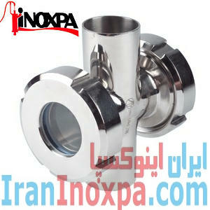 تصویر شیشه رویت سایت گلاس DIN 8050 دوبل اینوکسپا INOXPA