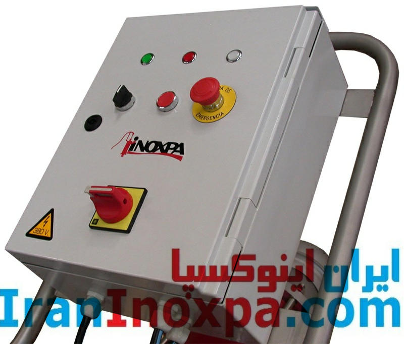 کنترل پنل KIBER NTEA مونو پمپ استیل مجهز به فیدر اینوکسپا INOXPA